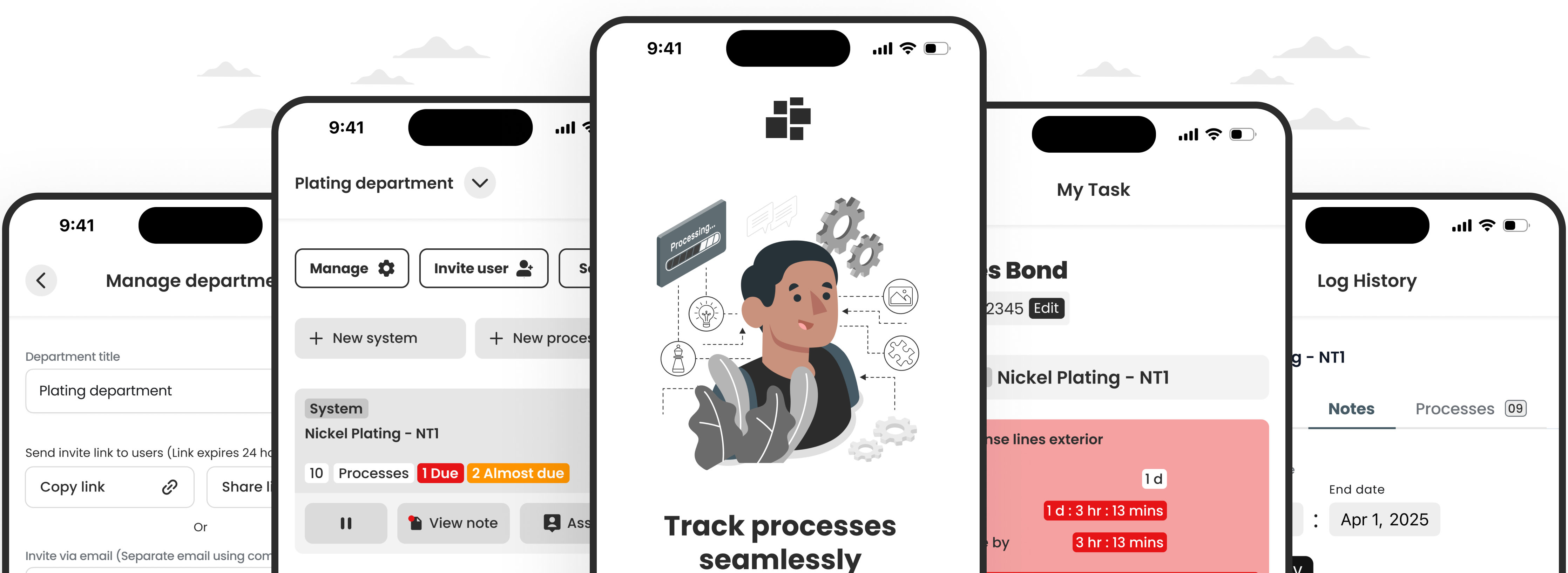 ProcessJr mobile app preview